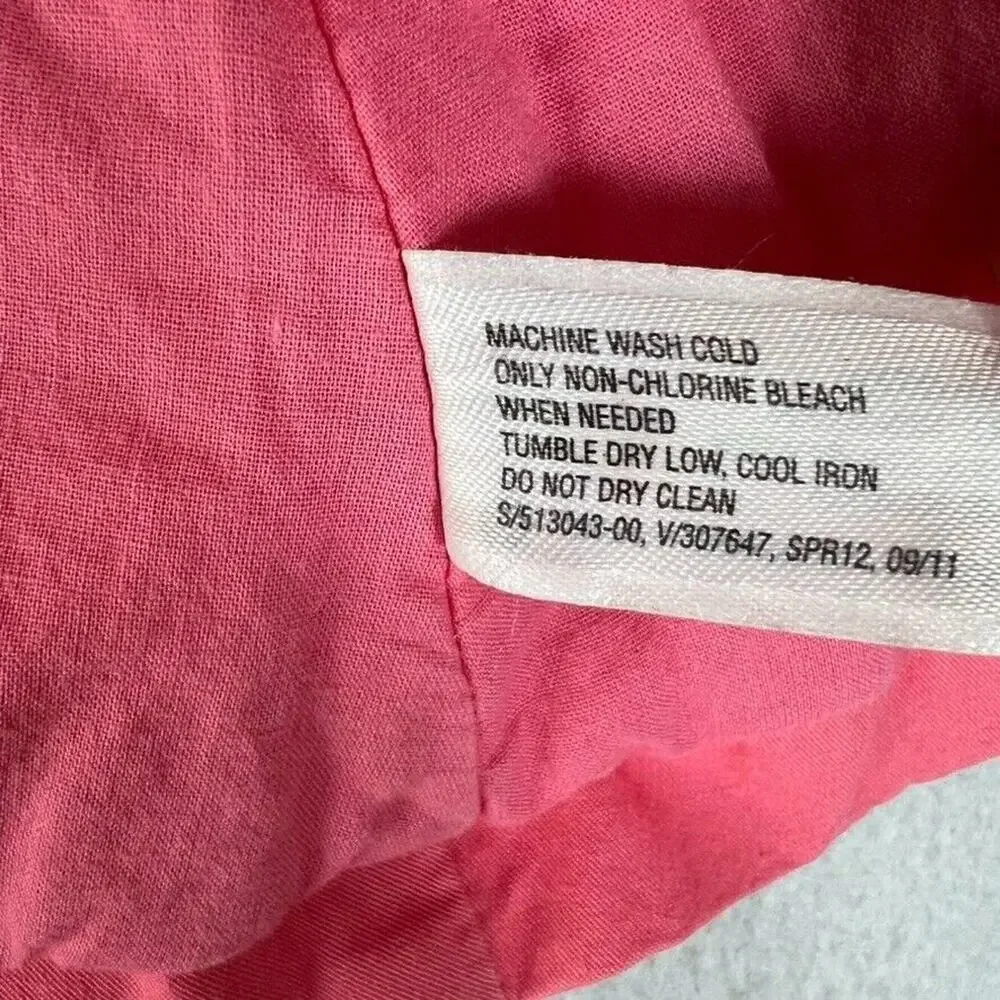 Baby Gap Trench Coat Baby Girls Toddler 4T Pink Chino Lined